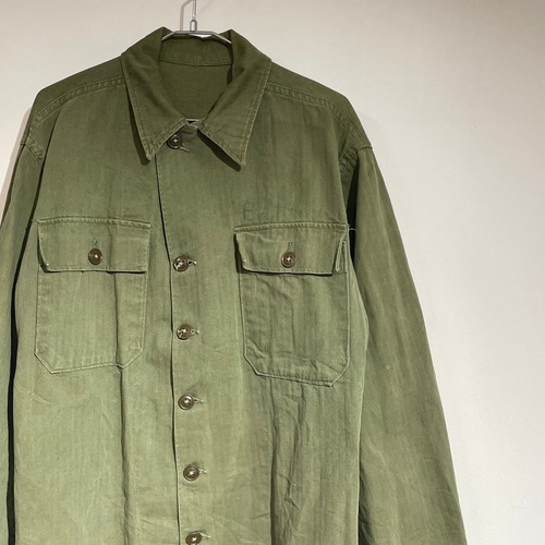 US ARMY 50's〜60's 1st type used utility shirts