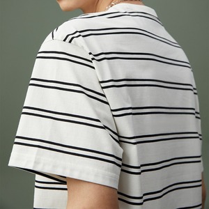 細ボーダーシンプルTシャツ　MT0110029
