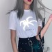 ✞✝✞ 白Tシャツ シャツブラウスダークプリント ホワイト コットン ✞✝✞ ゴスロリ SM ミリ 甘ロリ クラロリ 和ロリ エレガント 黒ロリ 姫ロリ 華ロリ AA-AA5395141