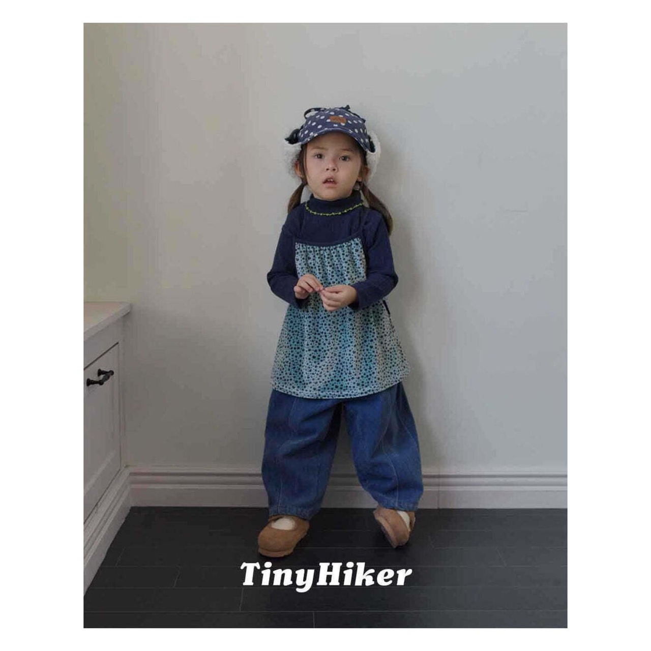 【取寄】Tiny Hiker レオパードワンピース｜冬服｜韓国子供服