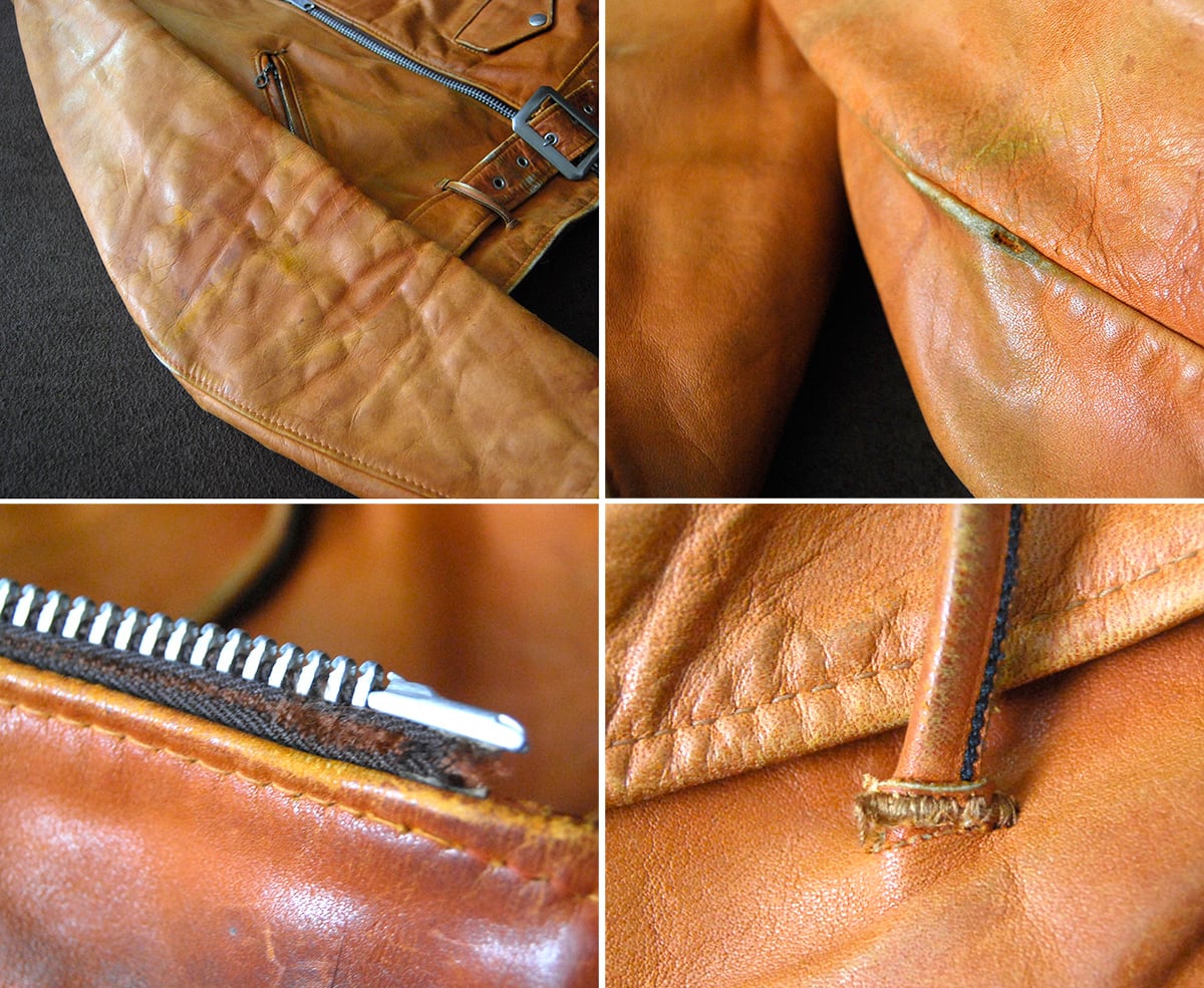 70s SCHOTT CAMEL 618 RIDERS 40 | SECOND TIME GLORY | ヴィンテージ