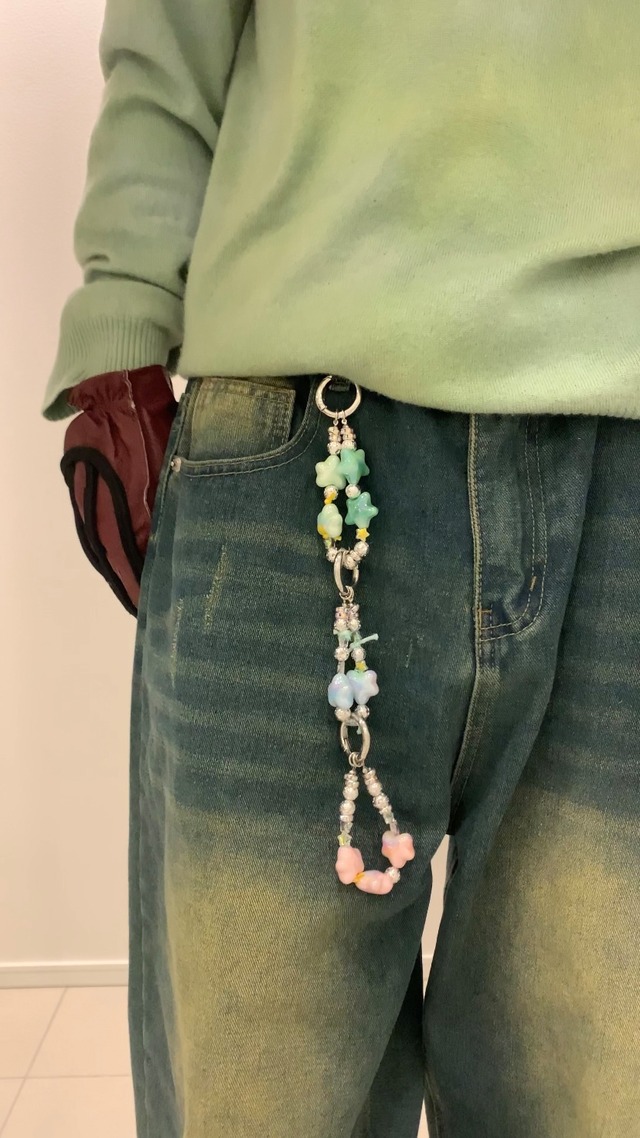 Crystal Code Keychain - Blue