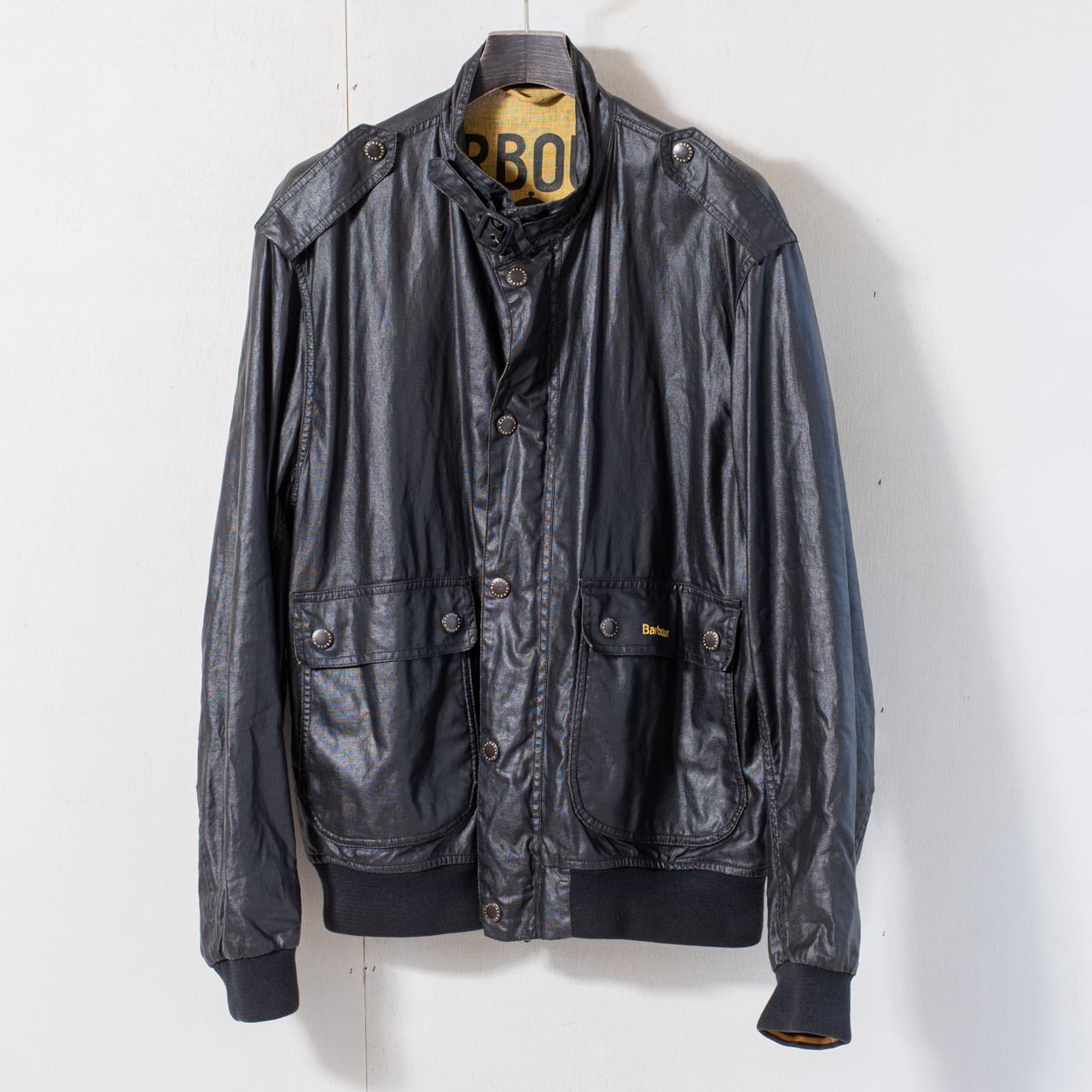 Duralinen Flyer jacket Black 3crest Large @2000s e3049c | British