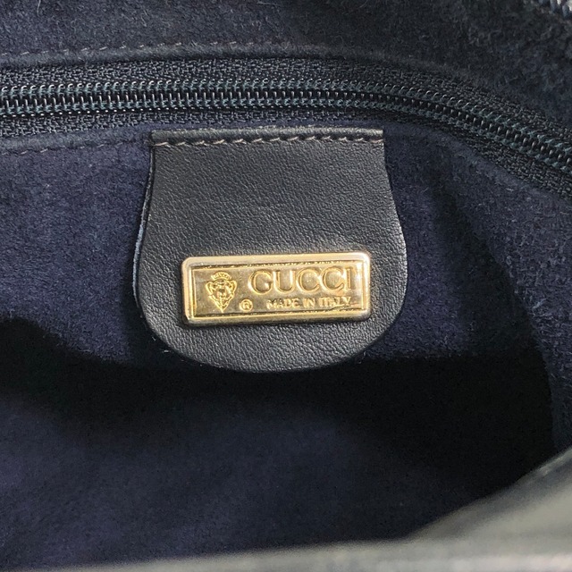 GUCCI グッチ ショルダーバッグ ネイビー vintage ヴィンテージ オールド e4surv