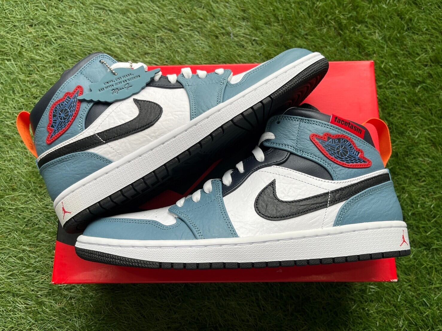 NIKE × FACETASM AIR JORDAN 1 MID SE FRLS APLA CU2802-100 28.5cm 