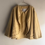 R&D.M.Co-/OLDMAN'S TAILOR Garment Dye Trimming Jacket Beige #5656