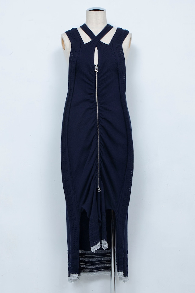 Zip Knit Onepiece P24ss001