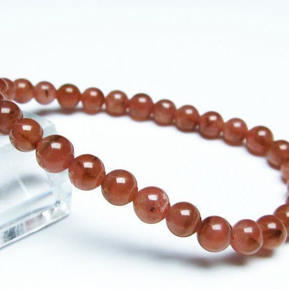 インカローズ ブレスレット 6mm 一点物 メール便可 [M便 1/10] 111-27442