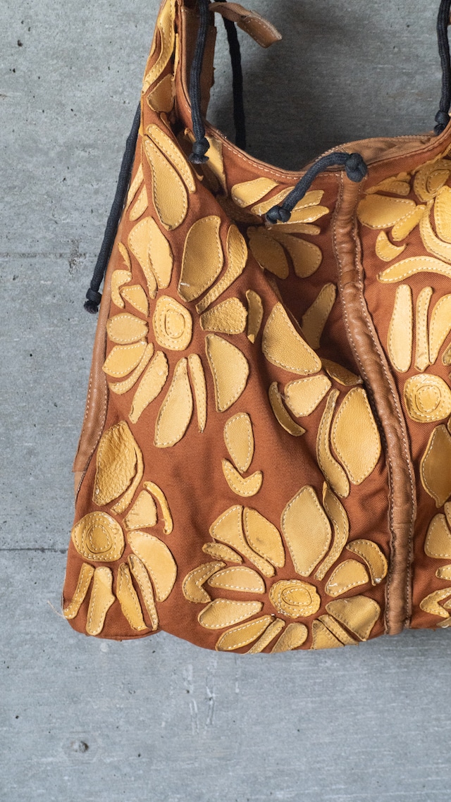 "io comme io" used Cotton sheep leather bag