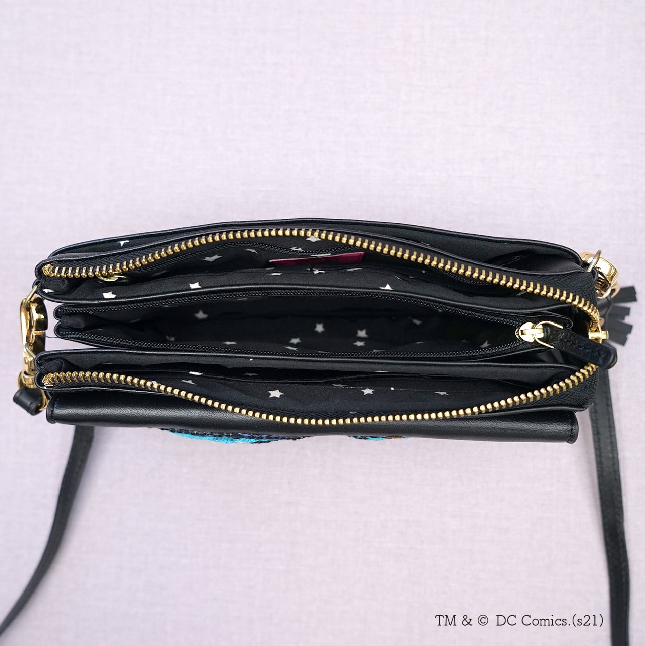 お財布ポシェット バットマン＆ジョーカー BLACK | tamaobazaaar