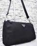 美品◆ PRADA プラダ テスート ナイロン クロスボディ ショルダー バッグ カメラ バッグ ポーチ ポシェット 黒◆ クロスボディ仕様の定番♪