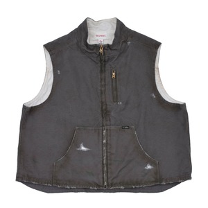 【KAMIYA】BORO Duck Vest
