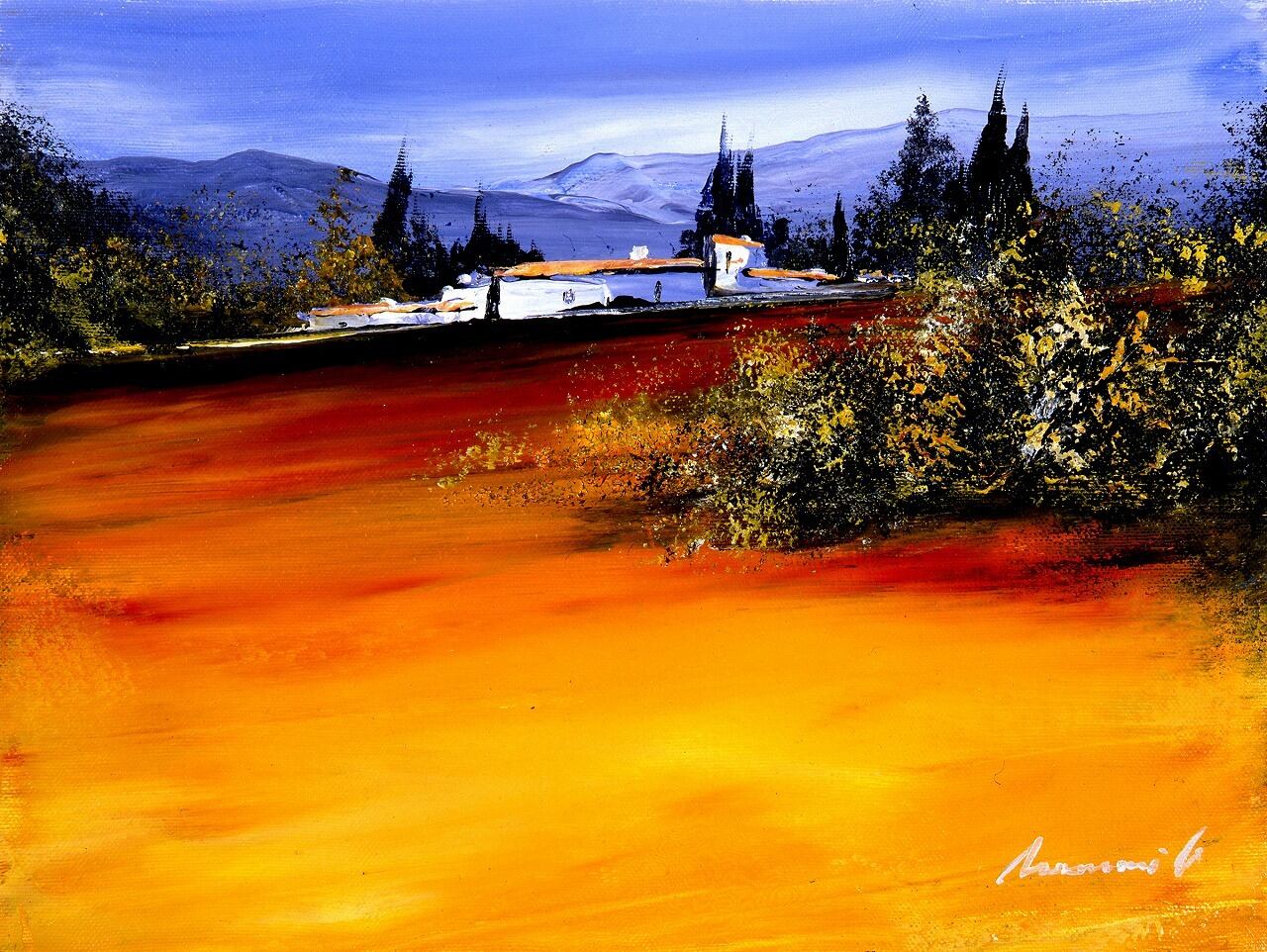 山間の農家 | Le mas a la montagnette