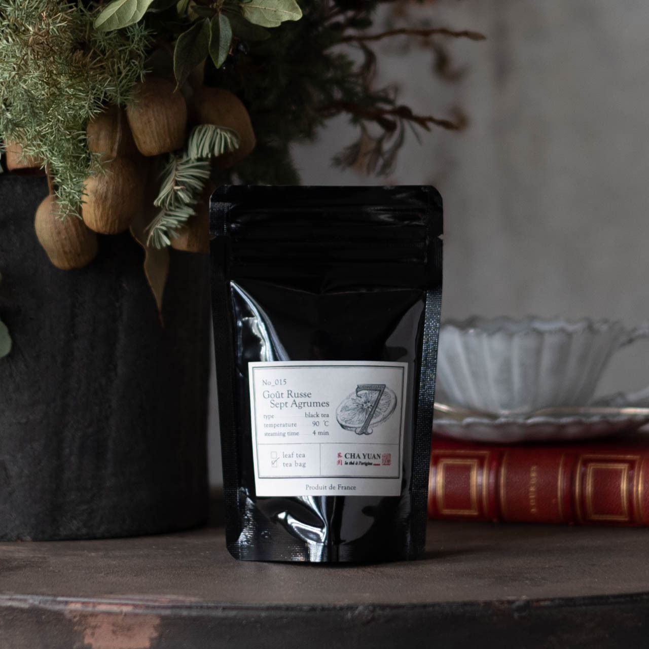 グールースセットアグリュム-７つの柑橘の香り- Tea Bag5個袋入(紅茶・チャユアン)