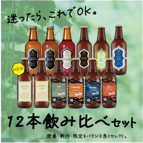 【全部楽しめる！】迷ったらこちら！しっかり楽しむ12本飲み比べセット