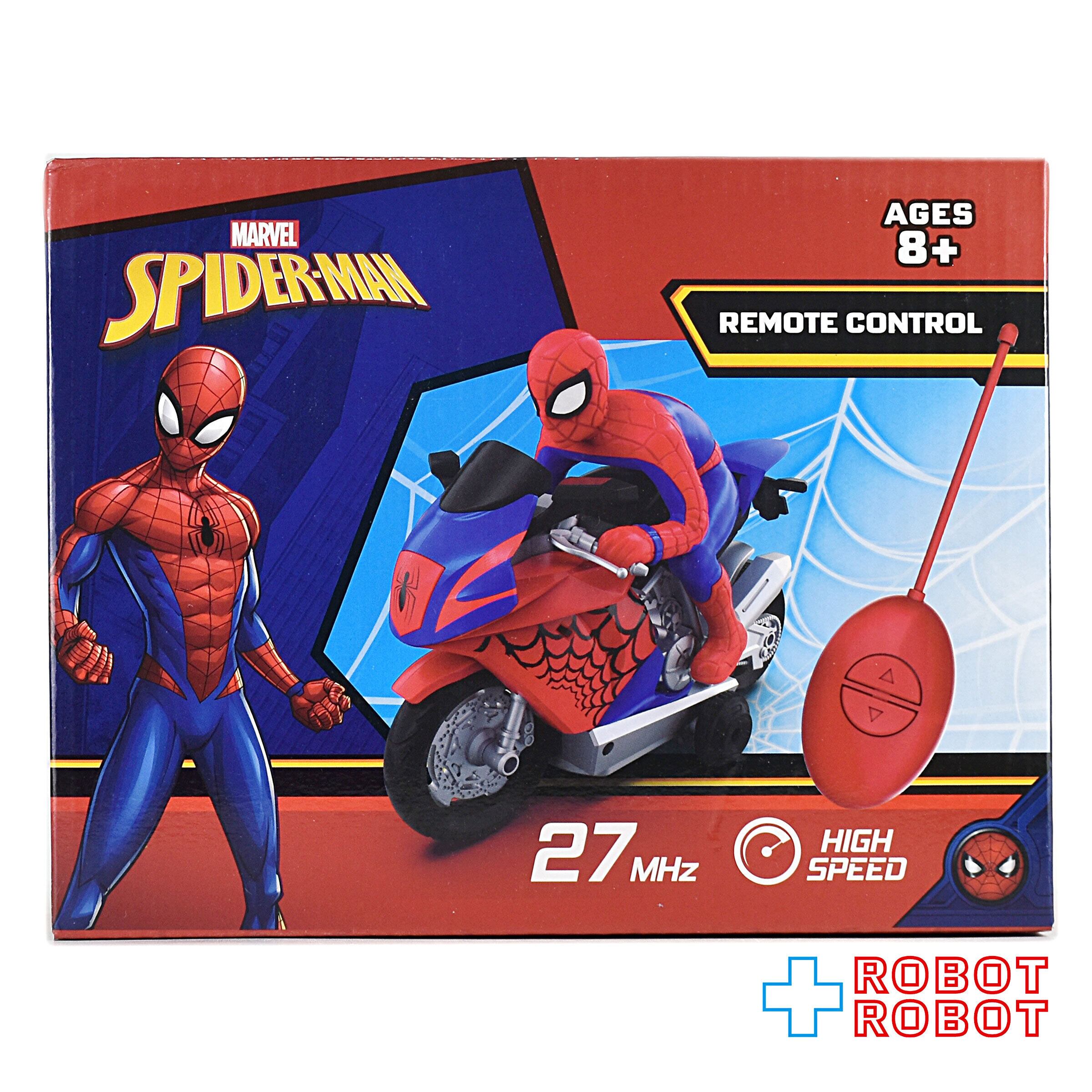 マーベル スパイダーマン リモートコントロール モーターバイク
