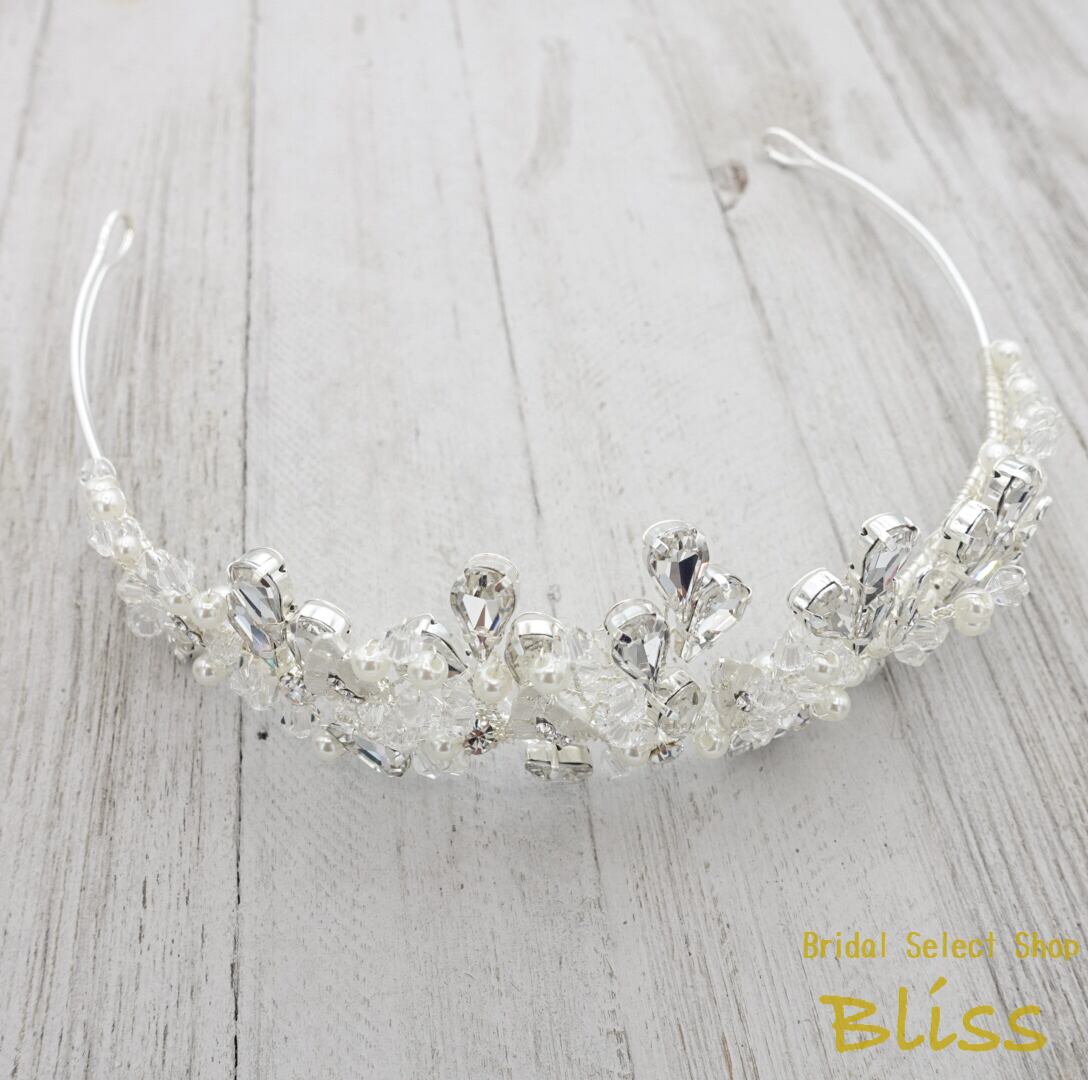 ウェディング アクセサリー クリスタル リーフ ジュエリー ティアラ ブライダル 髪飾り ブライダルセレクトショップ Bliss ウェディング アクセサリー クリスタル リーフ ジュエリー ティアラ ブライダル 髪飾り ブライダルセレクトショップ Bliss