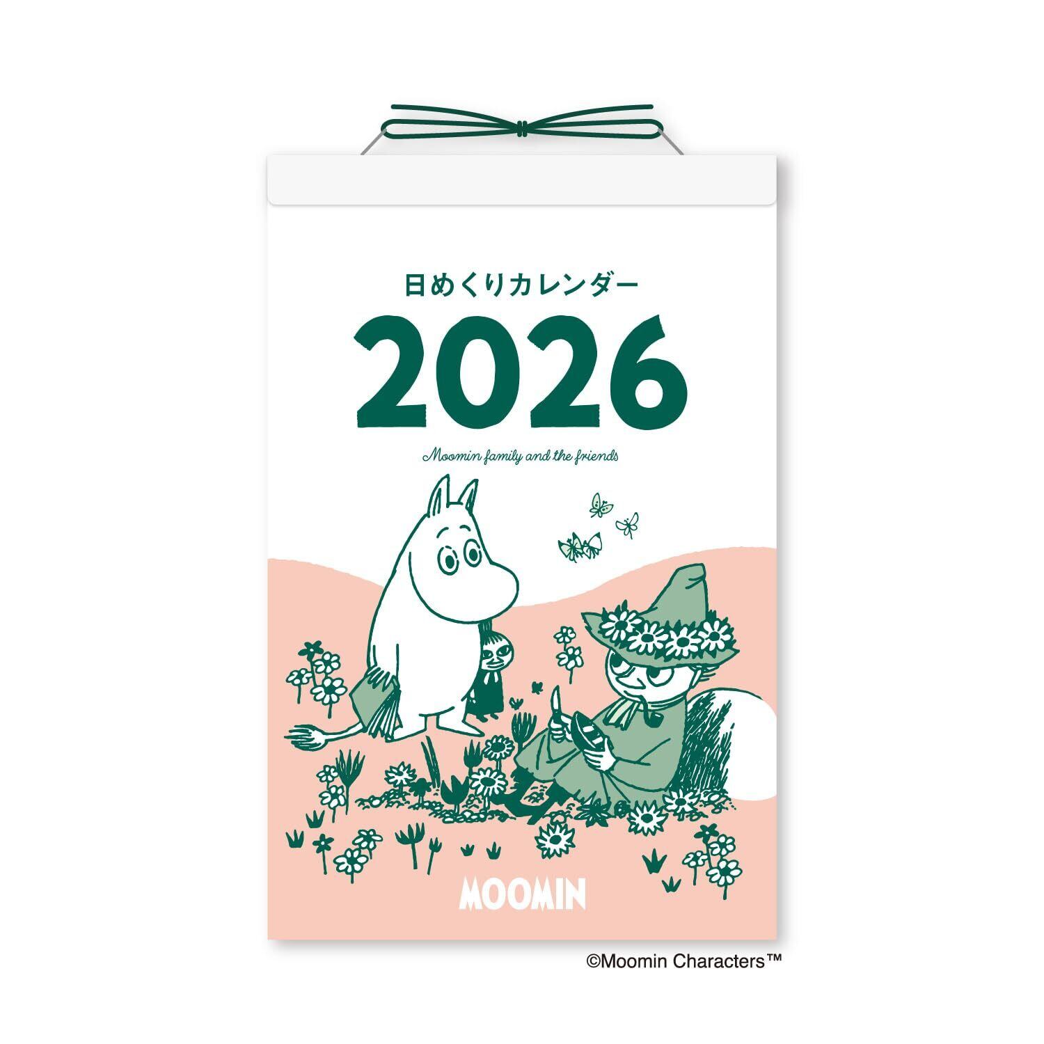 新日本カレンダー 2026年 カレンダー 日めくり ムーミン NK4410 | kki