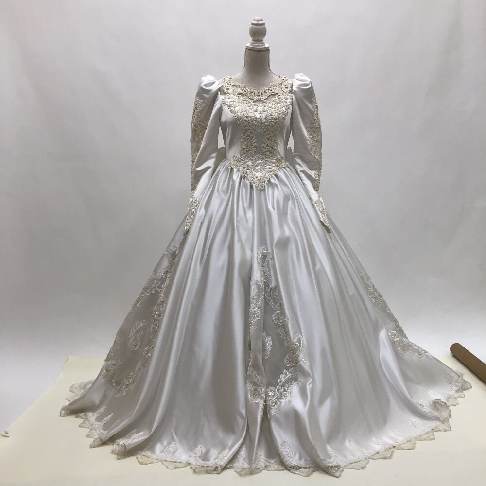 中古 ウェディングドレス プリンセス ホワイト 11号 W-334