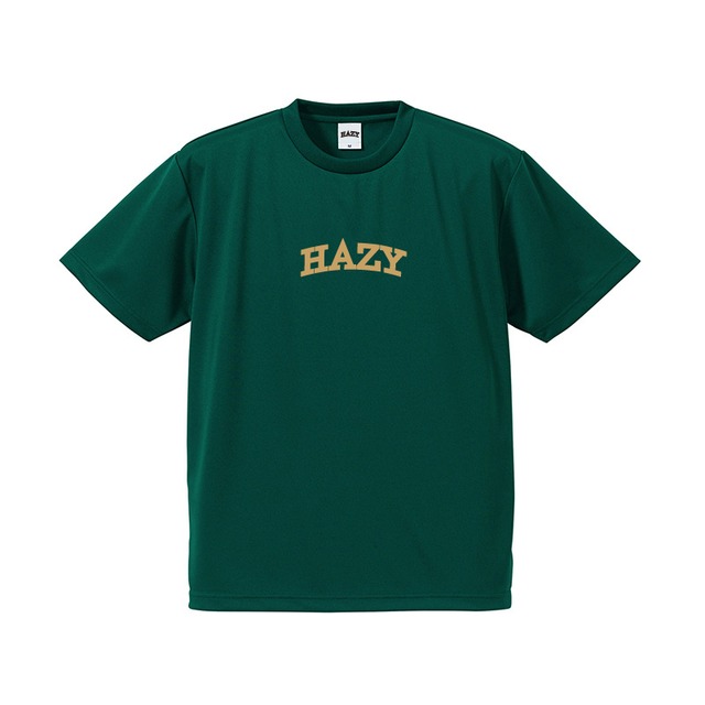 HAZY Medium Logo Tee ( Ivy green / Ocher )