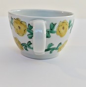 村田菜穂美作 丸型黄花唐草マグ / 2104130000850