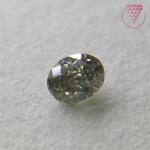 0.076 ct F.G.GREEN SI2 天然 グリーンダイヤ