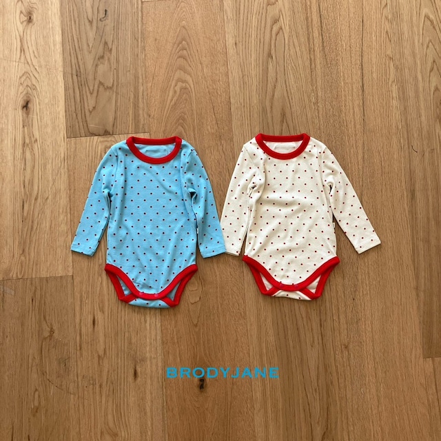 【取寄】brodyjane|dot pop bodysuit|ドットポップボディスーツ|S-M|baby|26 autumn