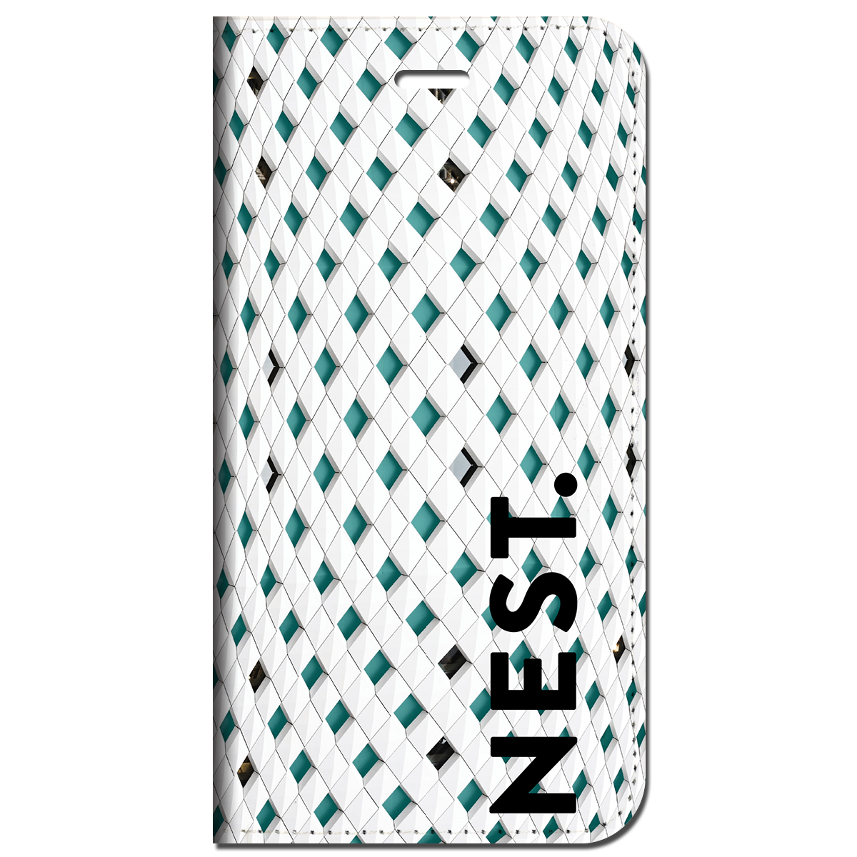 iPhone対応 スマホ 手帳型ケース アーキテクチャー ネスト アート 【iPhone17 / iPhone16 / iPhone16e / iPhoneSE 他 iPhone各機種対応】 st54