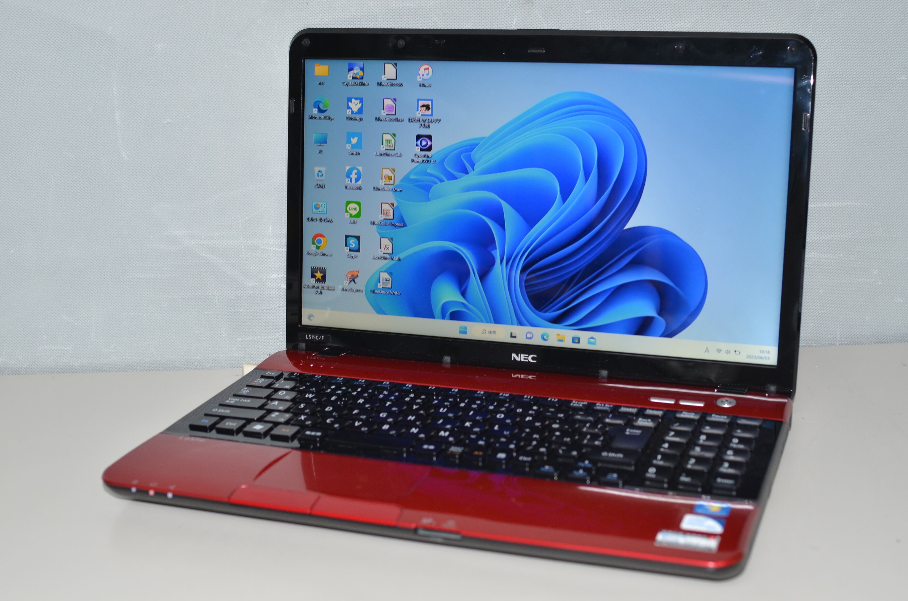 中古ノートパソコン Windows11+office NEC LS150/F Pentium B950