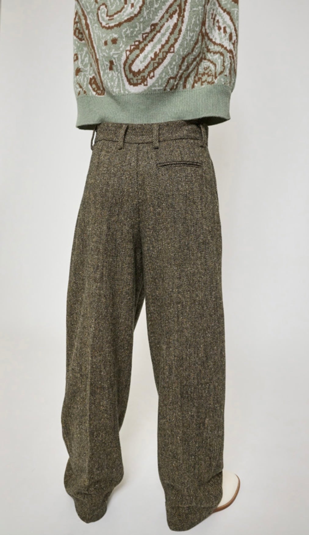 Cristaseya  [DOUBLE PLEATED WIDE PANTS]