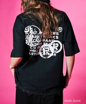 COOLAヴィンテージレースヘムTシャツ (BLACK)　CQ-48126