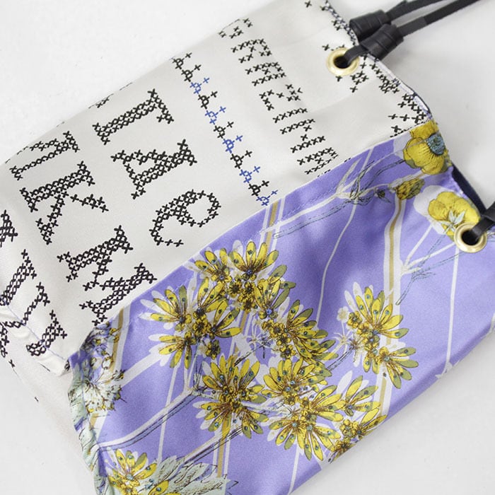 manipuri マニプリ リバーシブルプリントトートバッグS クロスステッチ