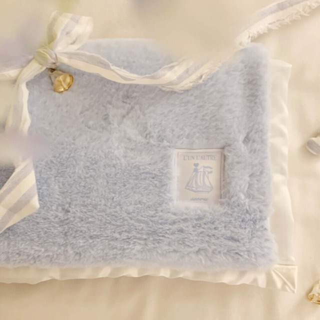 【予約】[SEORU] silky blanket (blue)
