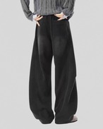 Heavy Washed Wide Pants（95％/40％）