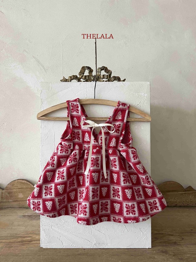 【取寄】thelala｜marry me dress｜マリーミーワンピース｜XS-XL｜1-6y