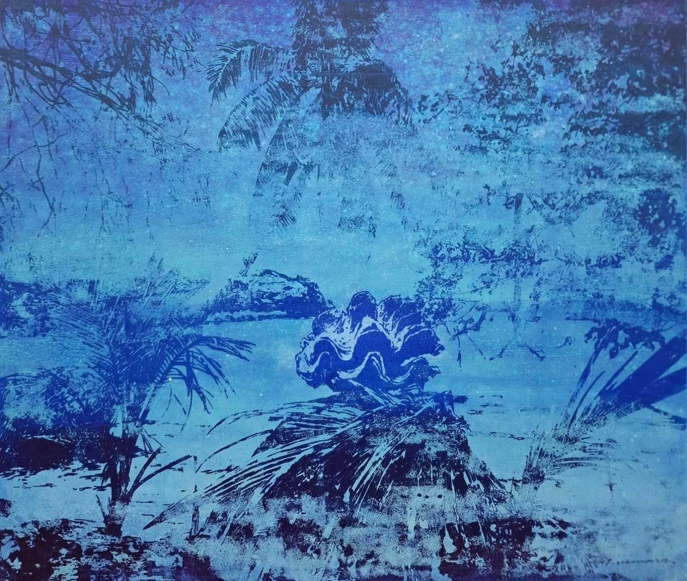 Landscape No.4」 植村友哉 キャンバス、アクリル | 植村友哉