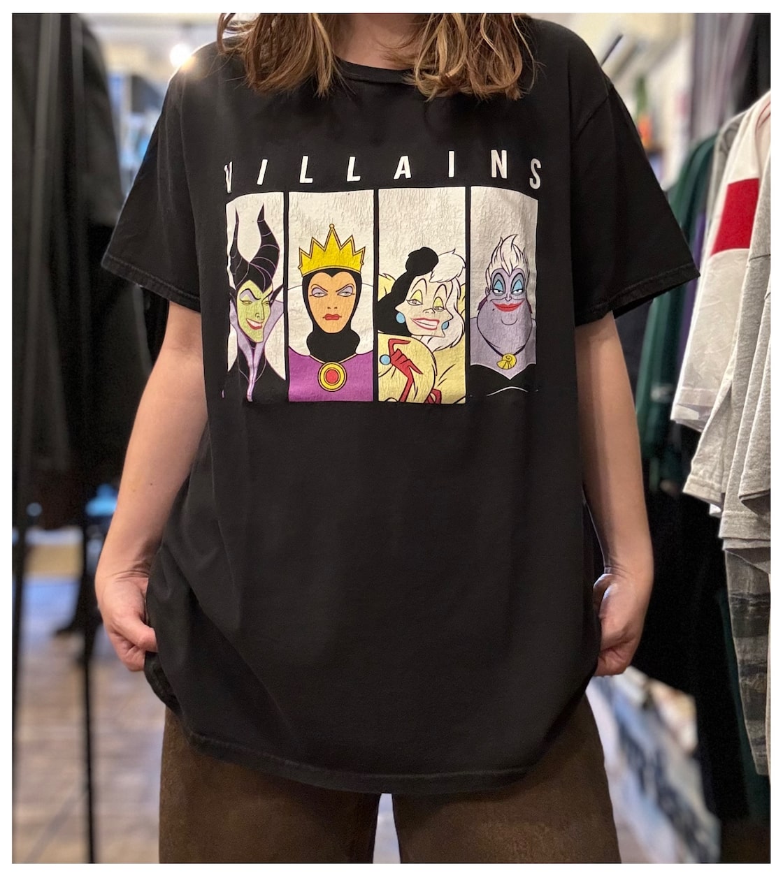 Disney villains キャラクターTシャツ ディズニー ビンテージ  
