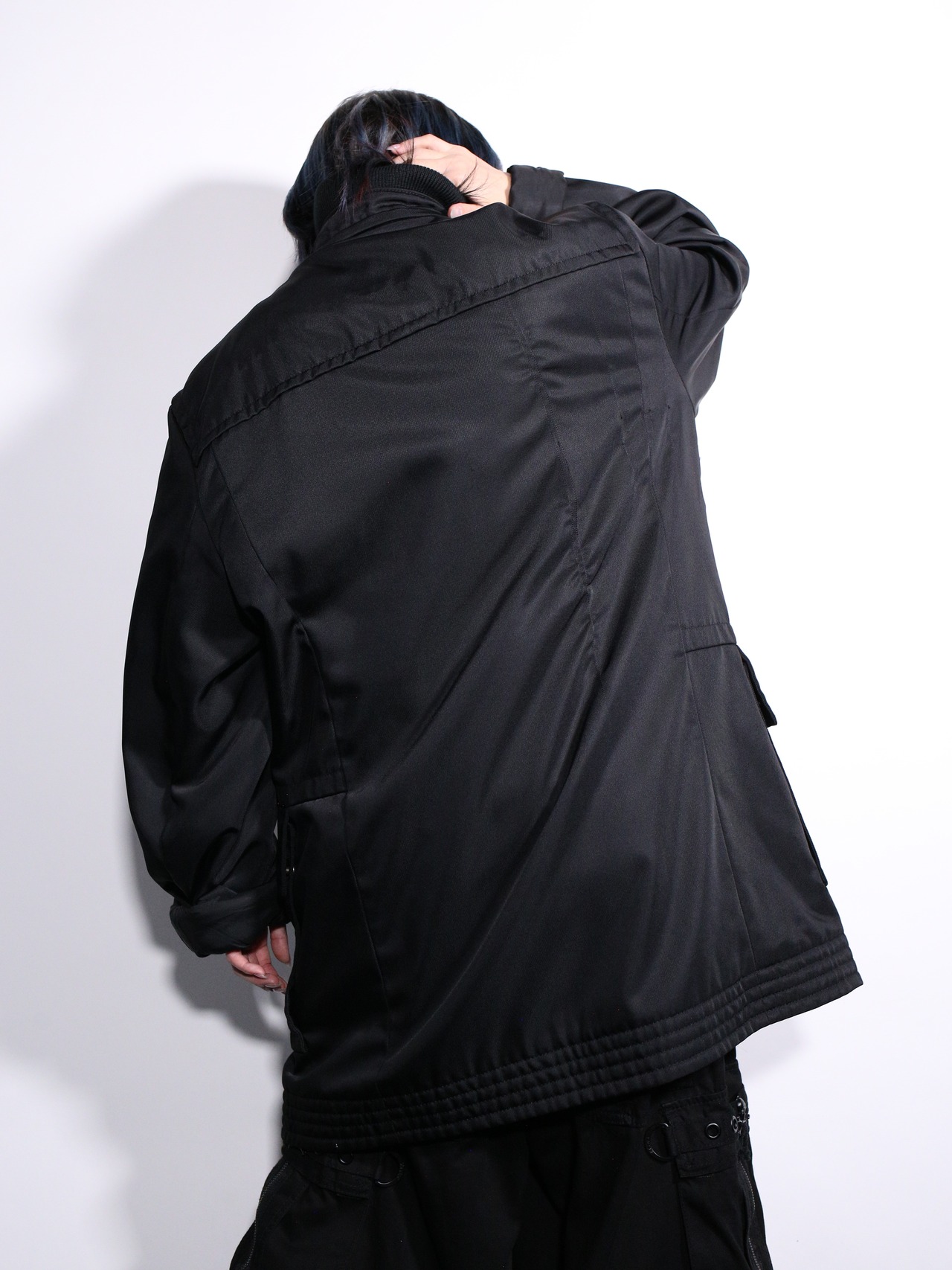 "HUGO BOSS" high- neck zip-up coat jacket - 6
