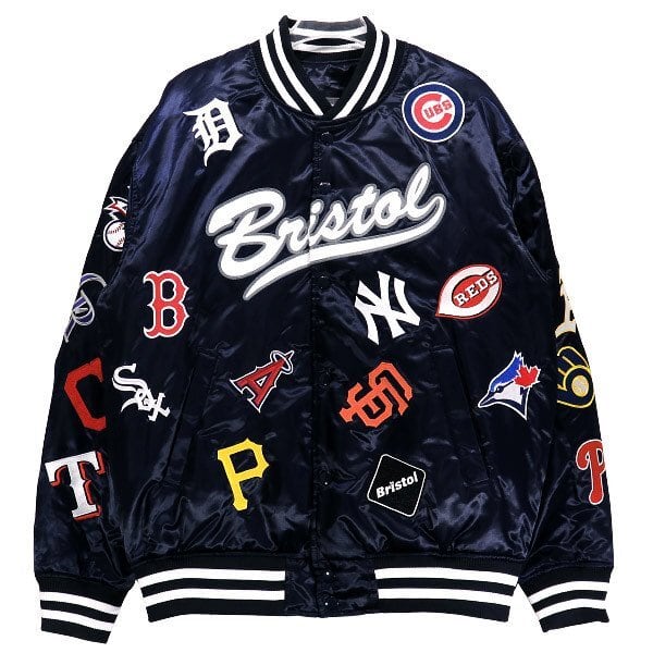 21aw FCRB MLB TOUR VARSITY JACKET L シュプ