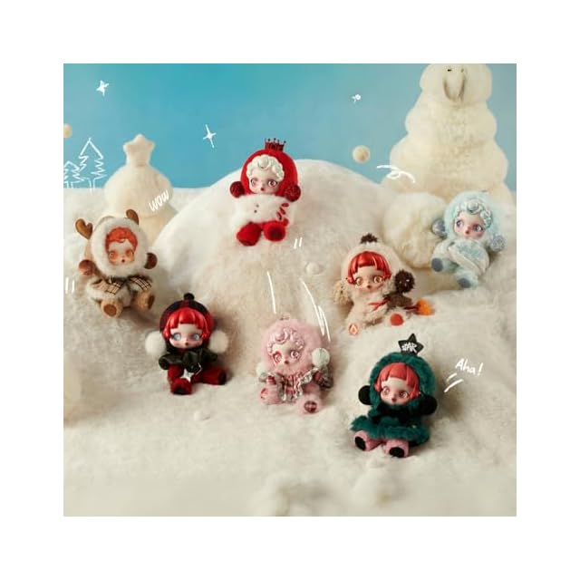 POP MART SKULLPANDA Winter Symphony シリーズ ぬいぐるみペンダント