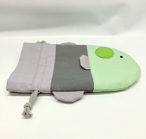 デメニギス　深海の生き物　巾着袋　コップ袋｜とりさん工房ーかわいいハンドメイドポーチ