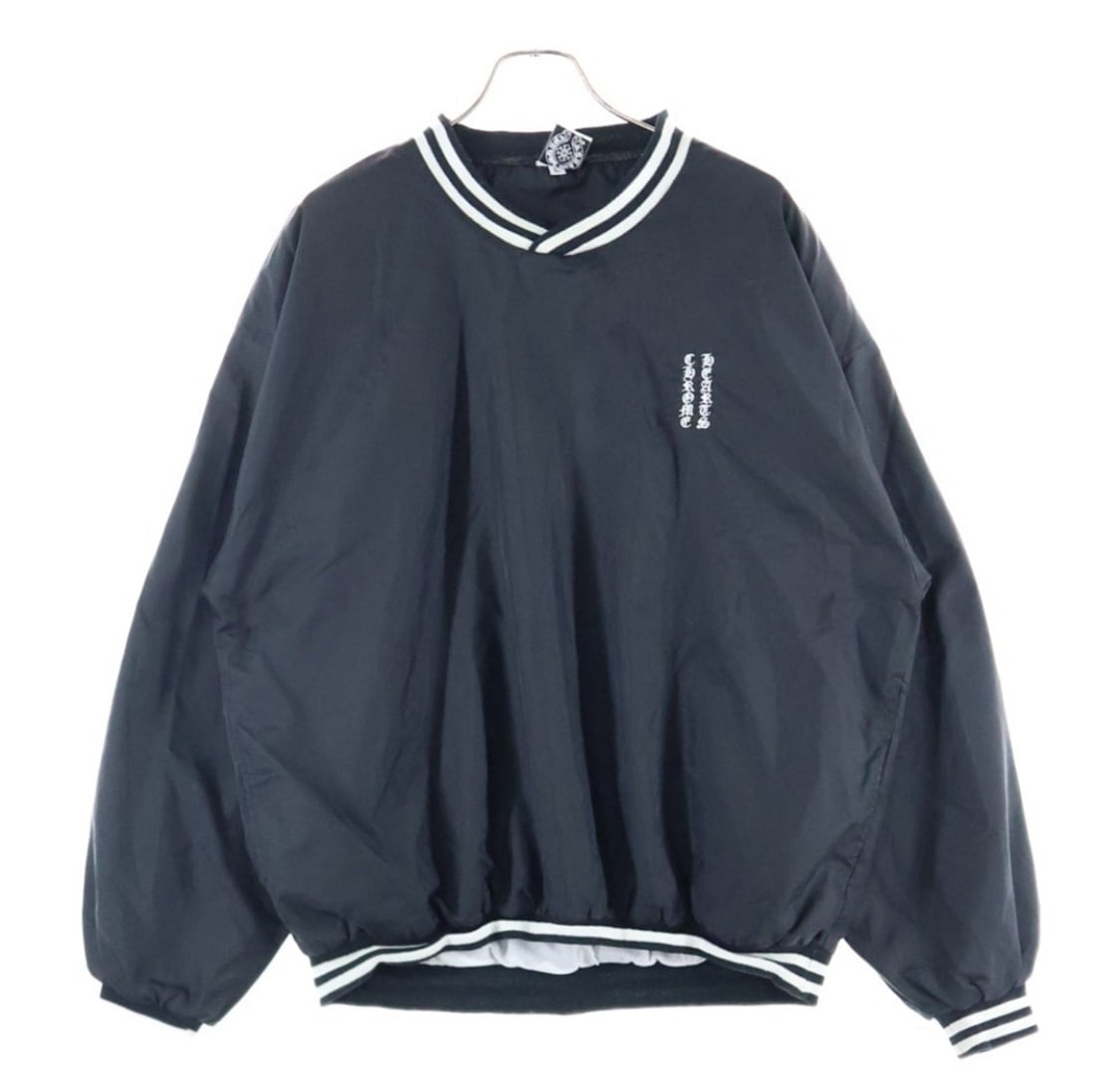 CHROME HEARTS クロムハーツ オールド ナイロン プルオーバー ジャケット メンズ 刺繍 ブラック