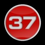 ゴーバッジ(３Ｄ)（LC0113 - 3D 37 RED W） - 画像1