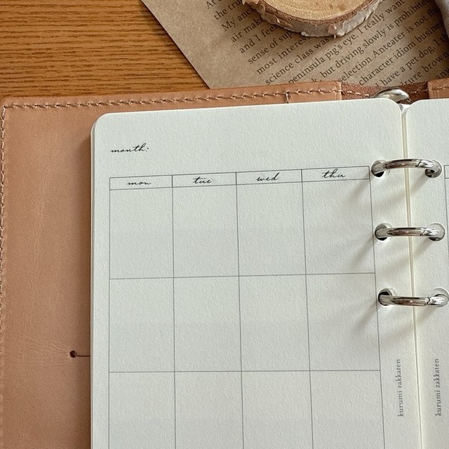 バイブルサイズ/見開きフリーマンスリーリフィル