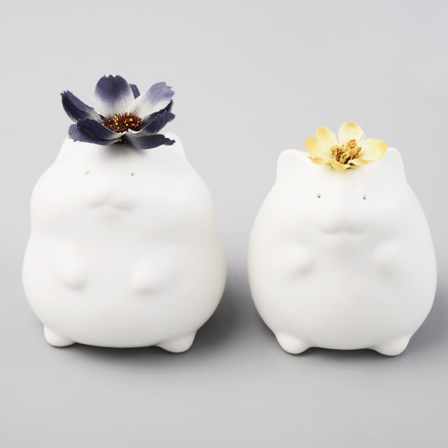 より道ハムスターの花瓶 / Hamster vase set of 2