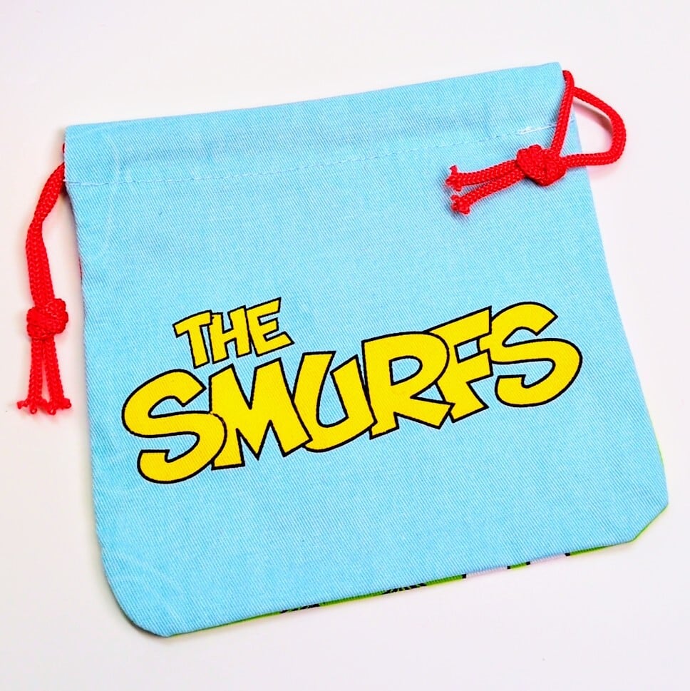 【 Smurf( スマーフ )】アメリカンキャラクター巾着袋 〚アメリカン雑貨 アメトイ〛