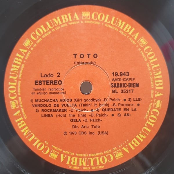 Toto / Toto [19.943] - 画像4