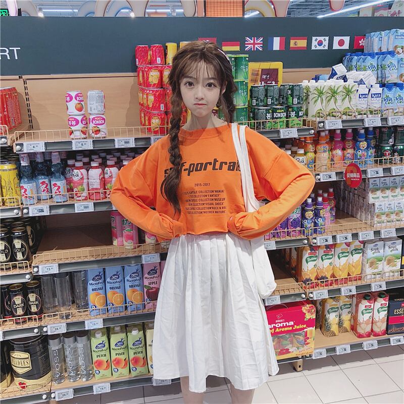 トレーナー トップス ショート丈 レディース カジュアル 大人可愛い Luluca 韓国トレンドファッションluluca ルルカ