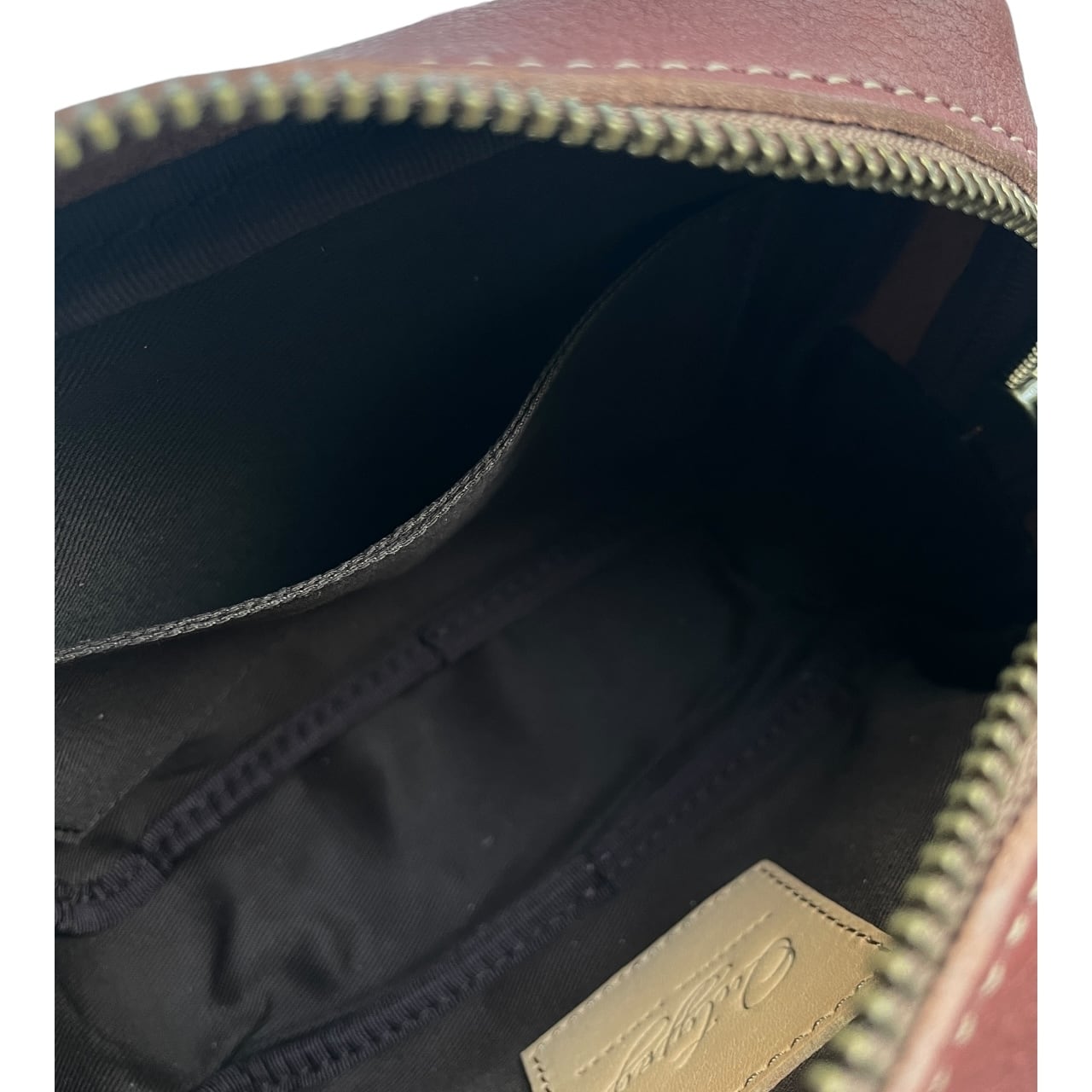 はな 手描き一点物です Qutyjoy】手描き一点もの バイカラー ポシェット ／ミニサイズ