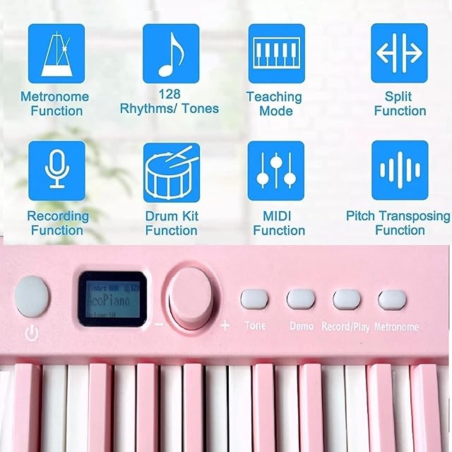 MAGICON 88鍵盤 折りたたみ式 キーボード 電子ピアノ、電子キーボード